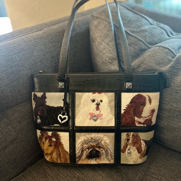 Retired Brighton Dog Purse/Tote - Picture 1 of 6